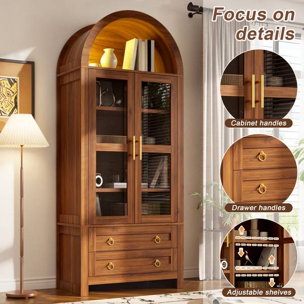 Hochschrank Astraios Ⅱ Walnuss