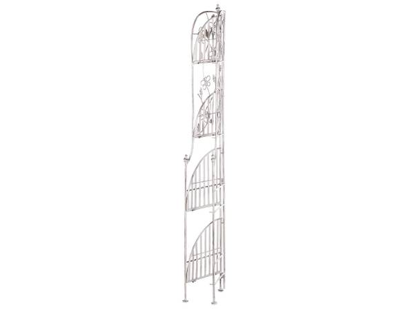 Badezimmerregal BIELLA Weiß - Metall - 35 x 158 x 35 cm