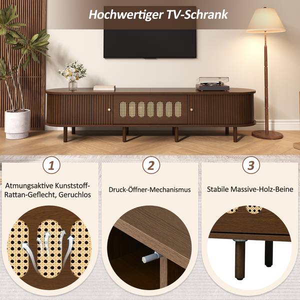 TV-Schrank Astraios Ⅶ Braun
