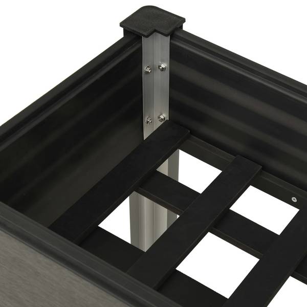 GartenHochbeet M625653 Grau - Kunststoff - 75 x 75 x 40 cm
