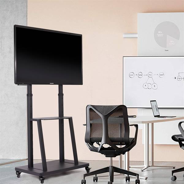 TV Ständer TV Wagen Standfuss 32"–80" Schwarz - Metall - 40 x 163 x 62 cm