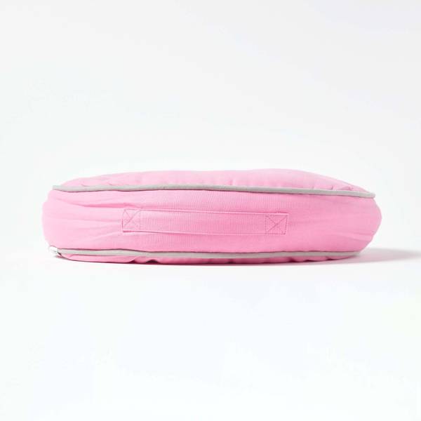 Bodenkissen rund Pink