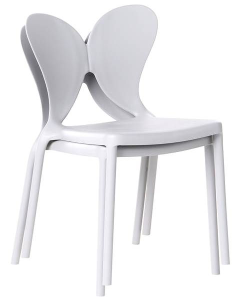 Set van 2 tuinstoelen LARISSA grijs - lichtgrijs