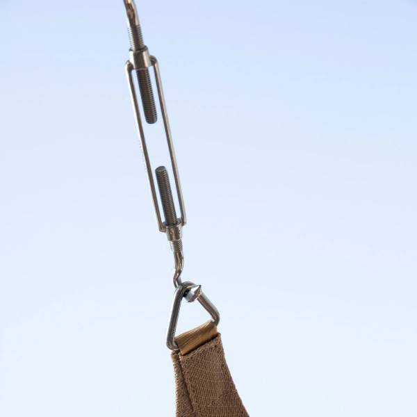 Spanmoer M10 haak grijs - roestvrij staal - 6 x 2 x 33 cm