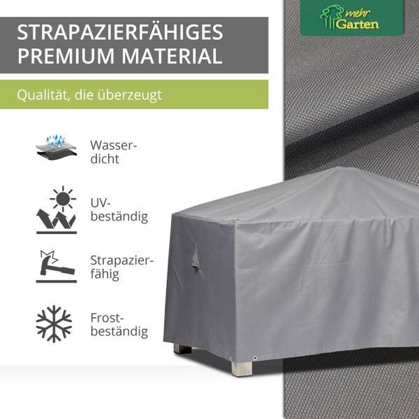 Schutzhülle Premium für Gartentisch Lichtgrau