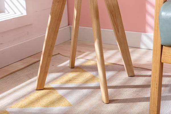 Table d'appoint Almeria Blanc - Bois manufacturé - 50 x 46 x 50 cm