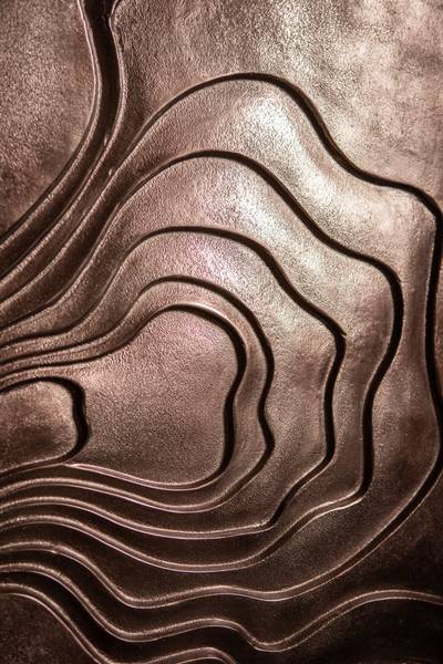 Wandpaneel ERIKE Braun - Metall - 3 x 90 x 100 cm