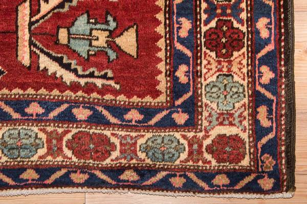 Orientteppich Nomadic Rot - Wolle - 138 x 1 x 329 cm