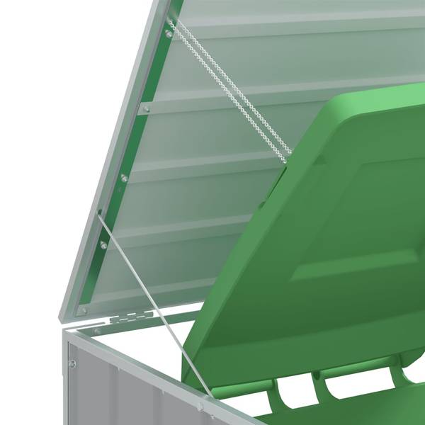 Mülltonnenbox 3045088 Grau - 81 x 72 cm
