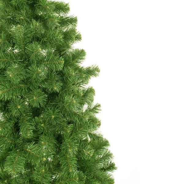 Künstlicher Weihnachtsbaum Naturstamm Grün - Kunststoff - 83 x 220 x 83 cm