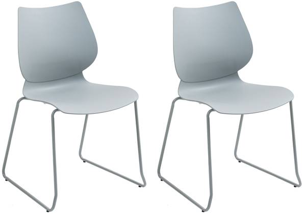 Eetkamerstoel Houma set van 2 grijs