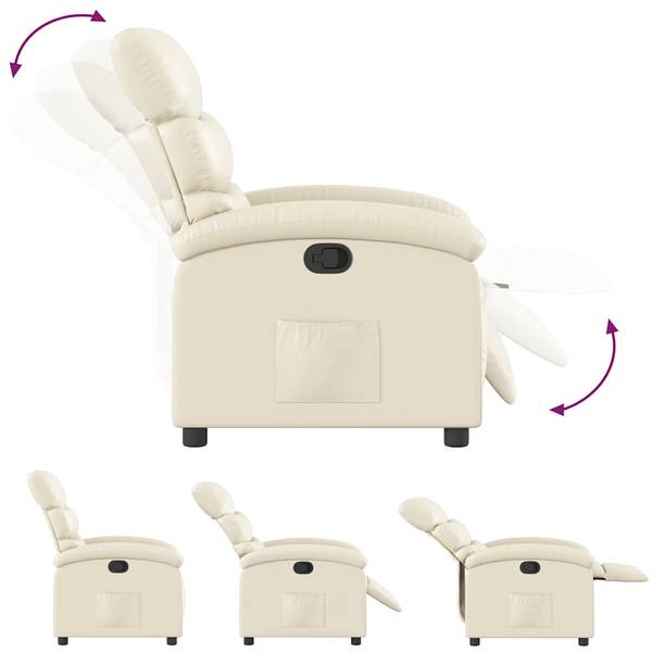 Fauteuil 3032263-3 crèmekleurig - wit