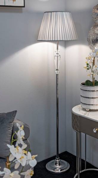 Lampe de table Silvery Argenté - Métal - 40 x 164 x 40 cm