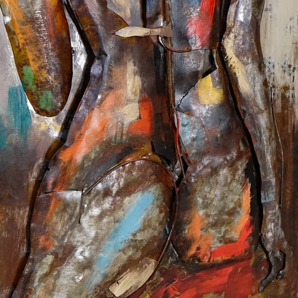 Metallbild 3D AKT Stahl - 120 x 70 x 6 cm