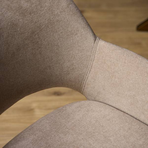 Esszimmerstuhl DAISY Beige - Textil - 61 x 82 x 60 cm