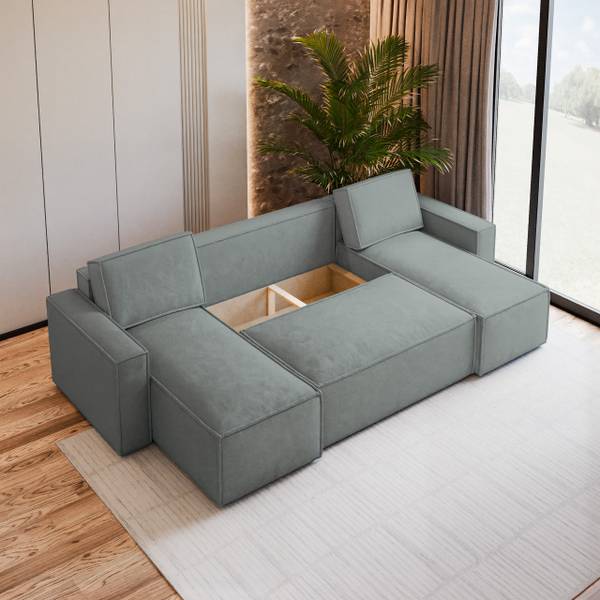 Ecksofa PESANO M Grau