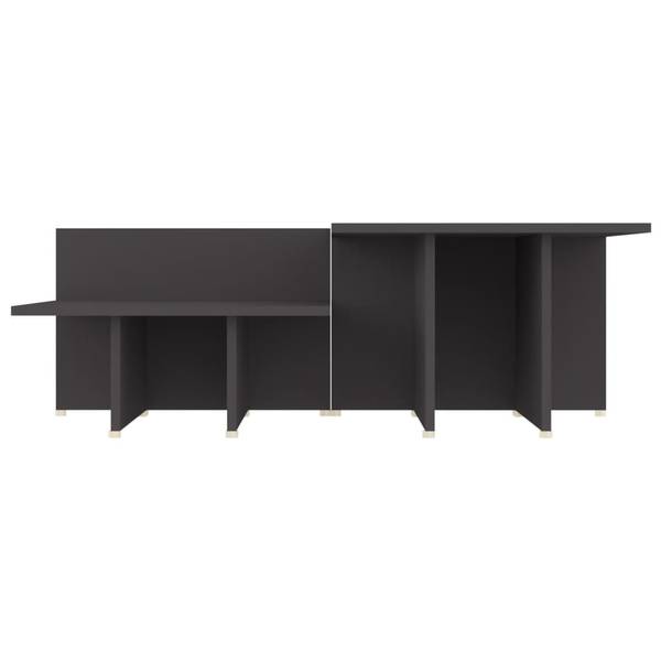 Couchtisch 805566 2-tlg Grau - Holzwerkstoff - 50 x 33 x 112 cm