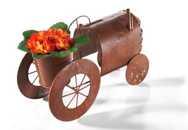 Blumenständer TRACTORPLANT Braun - Metall - 16 x 25 x 40 cm