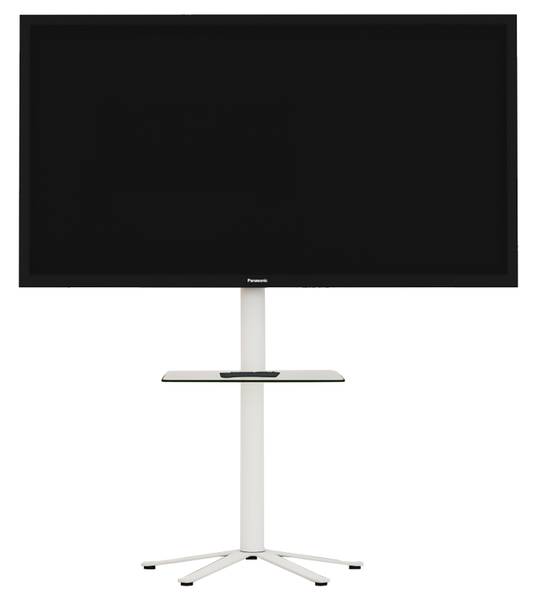 TV Möbel Xila Weiß - Metall - 61 x 100 x 61 cm