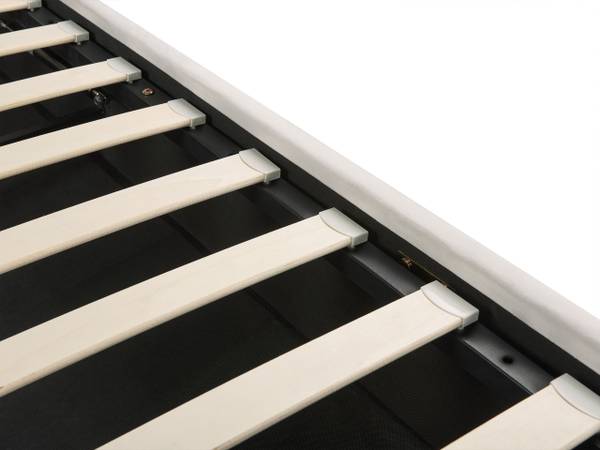 Ledikant LAVAUR 2-delig wit - Breedte: 203 cm