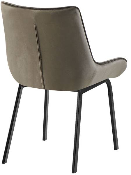 chaise salle à manger Saranda Lot de 2 Anthracite