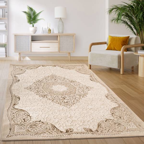 KURZFLORTEPPICH 80/150 cm Paris 207 Beige - Textil - 80 x 150 cm