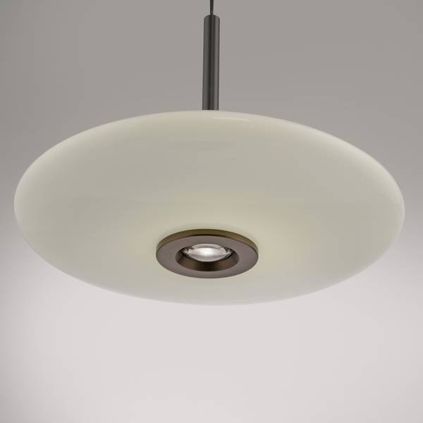 LED Pendellampe PURE Vitrum e-LIFT Dunkelbraun