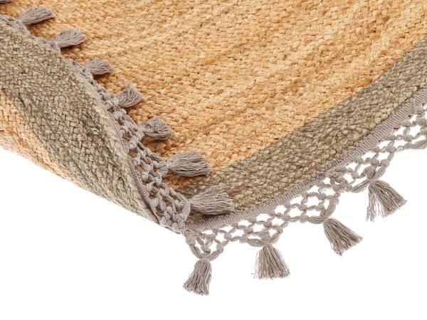 Teppich MARTS Beige - Grau - 140 x 140 cm