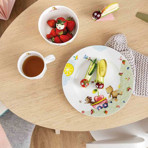 Frühstücksset Hungry as a Bear 2er Set Pinie - 2 x 2 x 2 cm