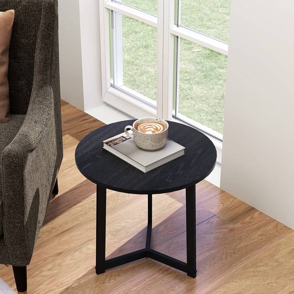 Couchtisch 2er-Set 83B-090V00BK Schwarz - Metall - 48 x 45 x 48 cm