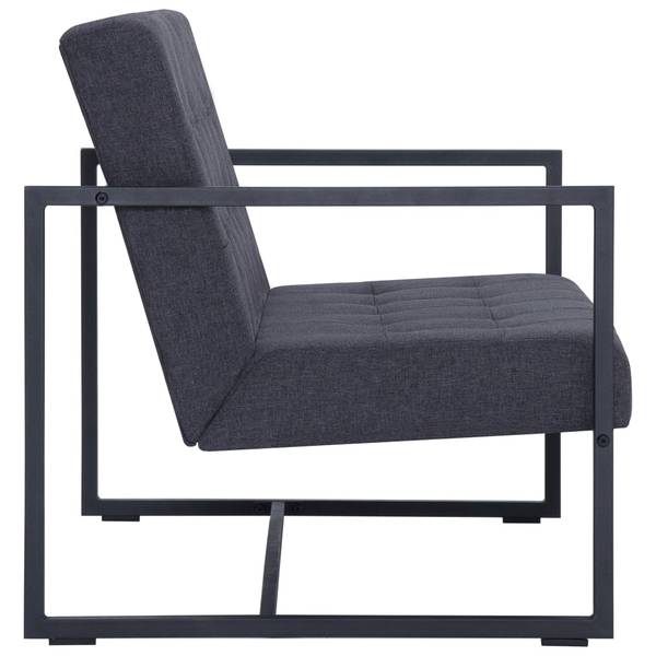 Sessel 297434 Grau - Stahl - 78 x 81 x 114 cm