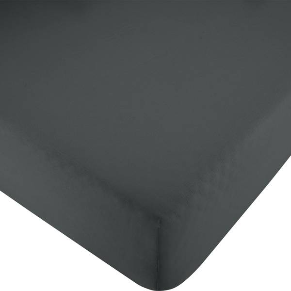 Spannbettlaken 165788 Anthrazit - 90-100 x 190-200 cm