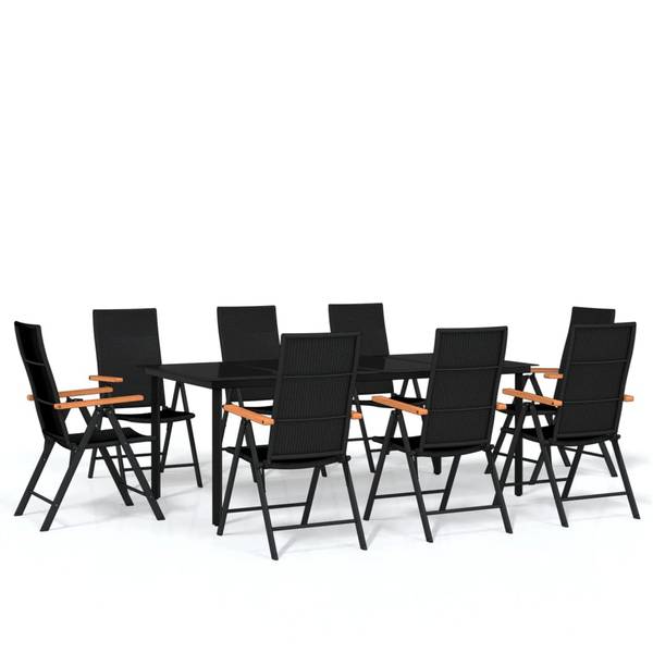 Garten-Essgruppe 3099118 (9-teilig) 100 x 200 cm - Anzahl Teile im Set: 9