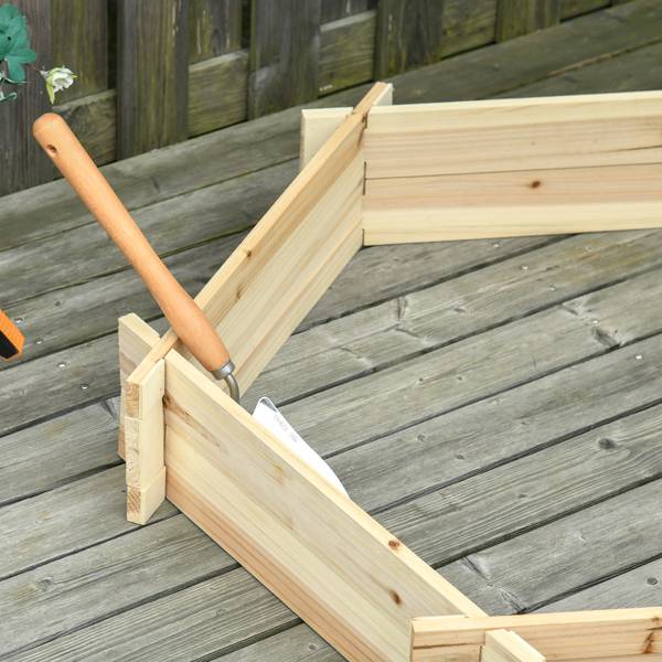 Hochbeet 845-676 Braun - Holzwerkstoff - 92 x 16 x 100 cm