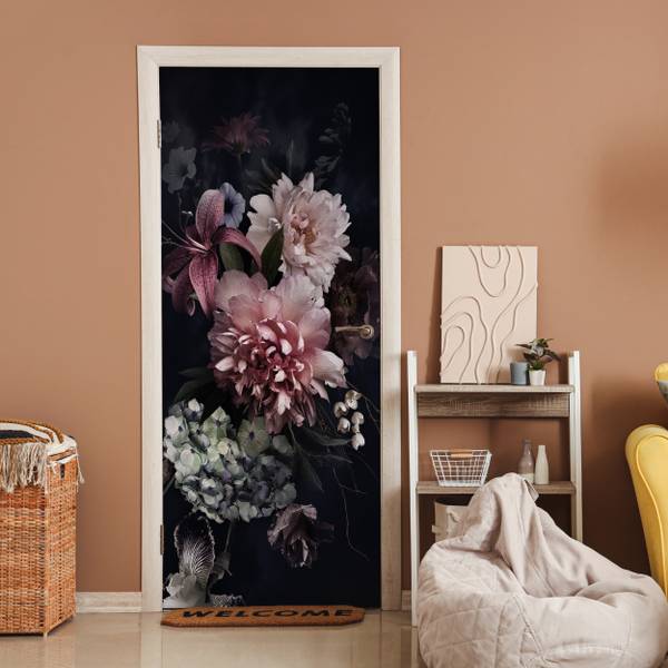 FOTOTAPETE TÜR Blumen 75 x 205 cm
