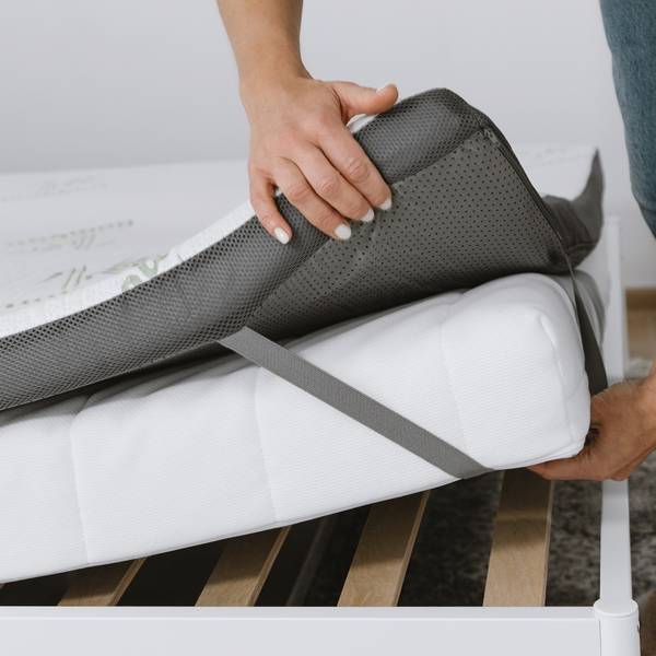 Gelschaum Matratzen KK180 Grau - Textil - 180 x 200 x 180 cm