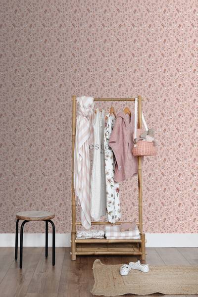 Tapete 139288 Pink - Fleece - 53 x 1005 x 53 cm