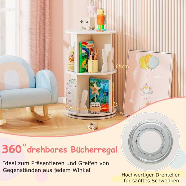 Bücherregal FB32584ITDE Weiß
