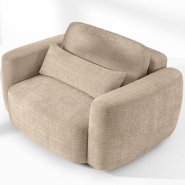 Einzelsessel ELOSA Beige - Chenille