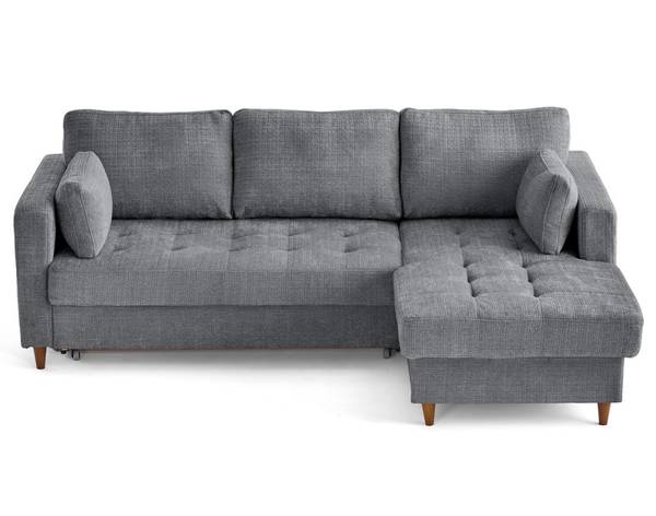 Canapé d'Angle Convertible ANNA Gris
