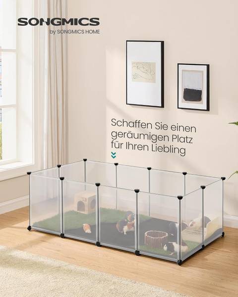 Gehege 100507 Weiß - Polypropylen - 73 x 46 x 143 cm