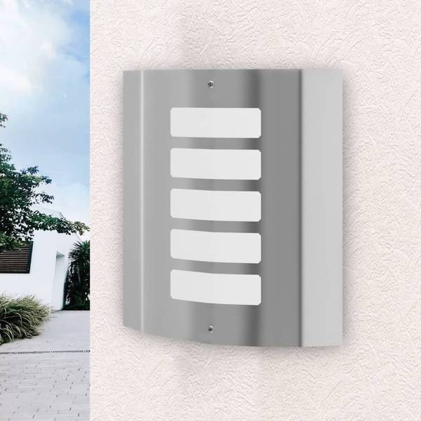 Gartenlampe 40369 Silber - Metall - 22 x 30 x 1 cm