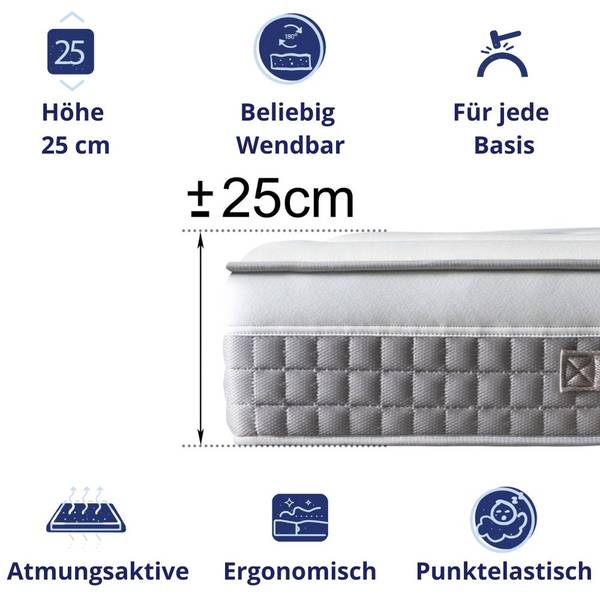 Matratze Berlin 200 x 160 cm