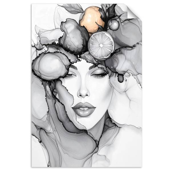Wandsticker Frau 30 x 45 cm