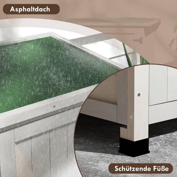 Geräteschuppen 845-324V01LG Grau