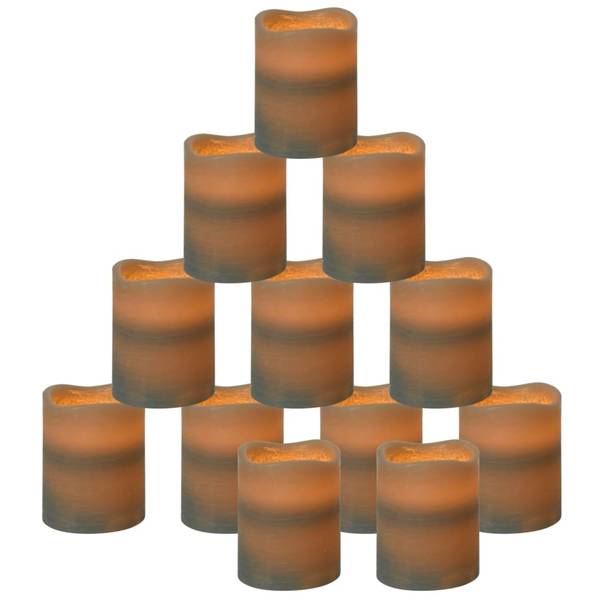 LED-Kerzen 3006252 (24er Set) Grau