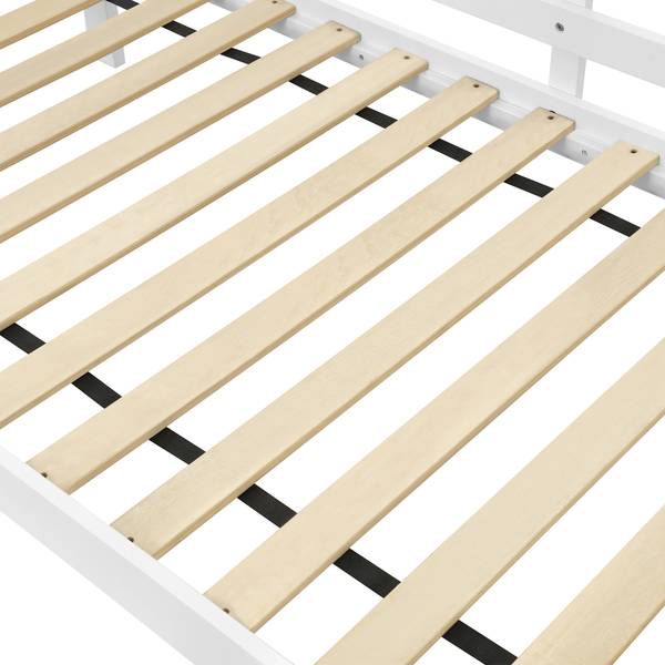 Stapelbed LucyAttic Ⅰ wit - grenenhout - 95 x 146 x 204 cm