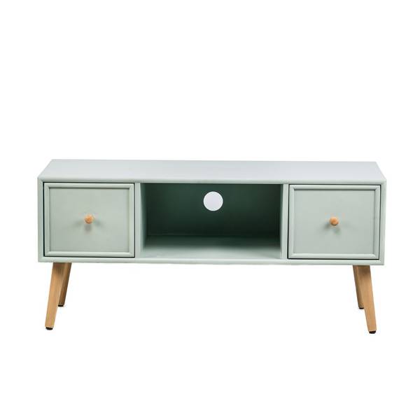 TV-Schrank 2 Schubladen AKITA Grün