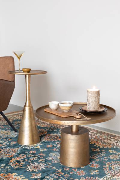 Couchtisch MASON Gold - Metall - 60 x 40 x 60 cm