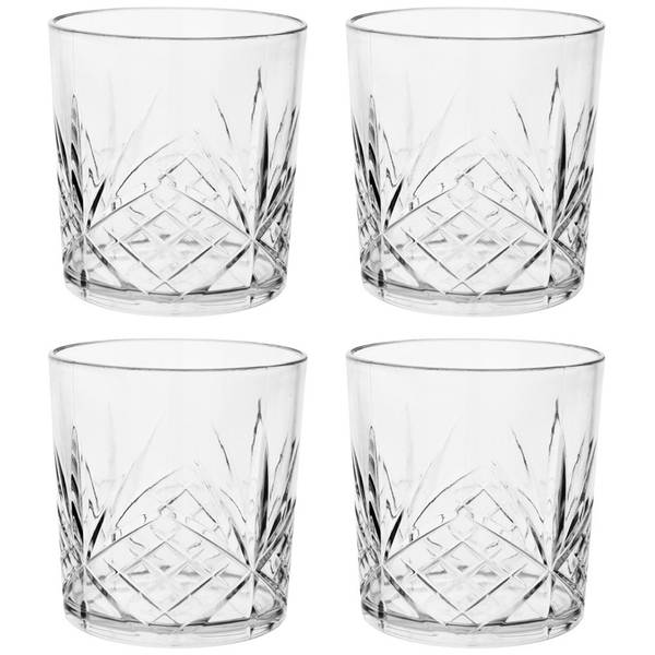 Trinkgläser 4er Set SET303 Kunststoff - 9 x 9 x 9 cm